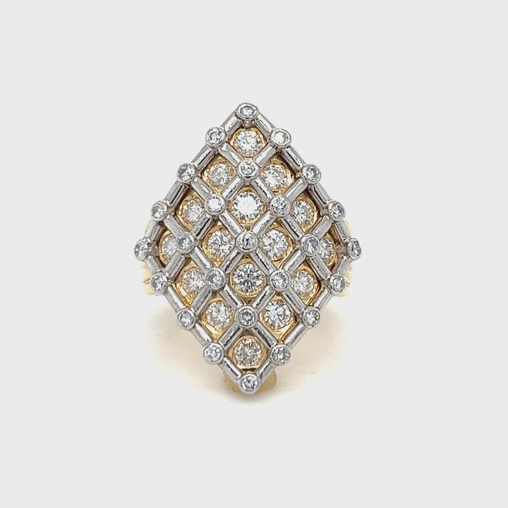 Diamond Navette Ring