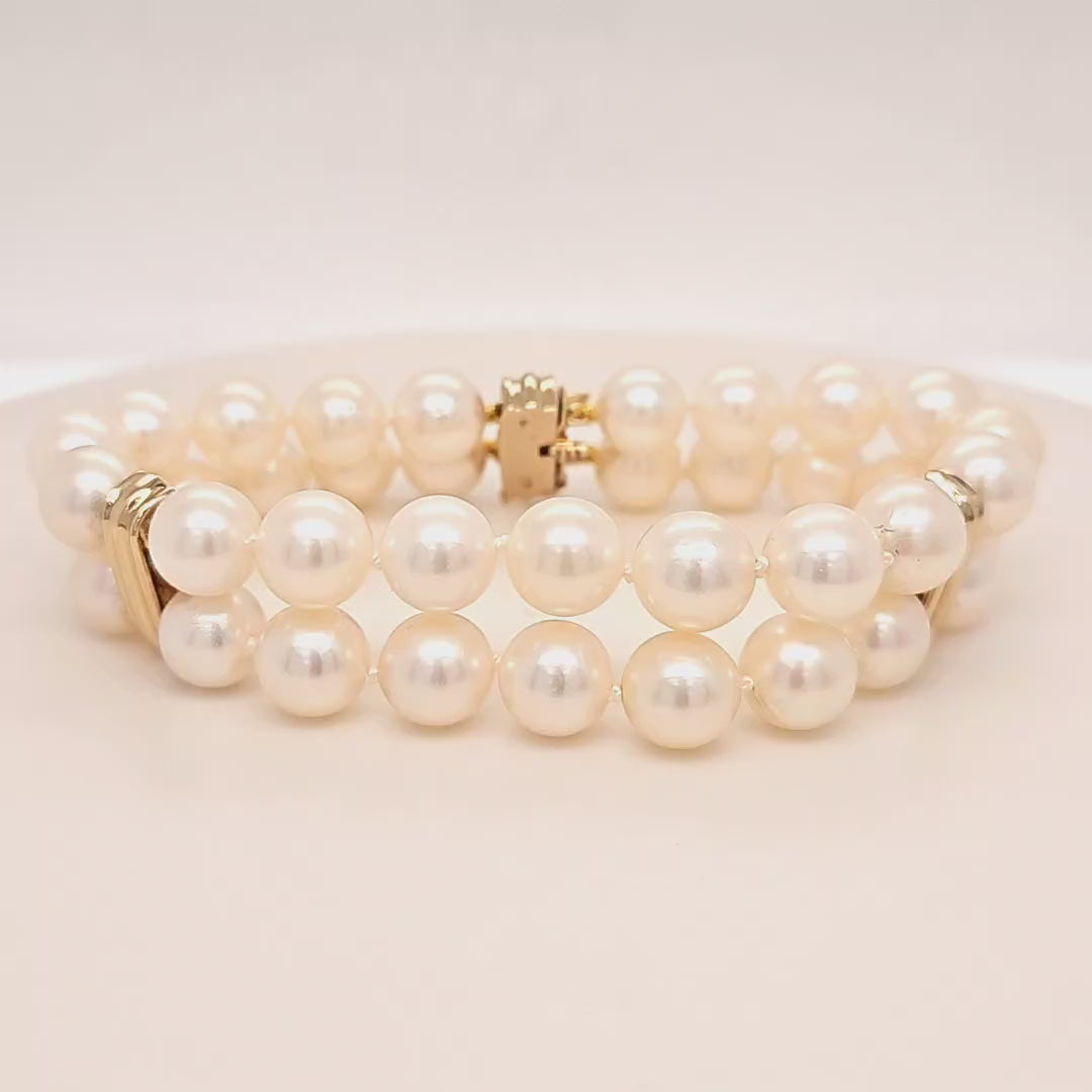 Double Strand Pearl Bracelet