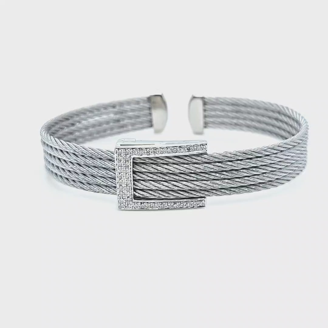 Buckle Up Set of 5 Cuffs with Removable Buckle