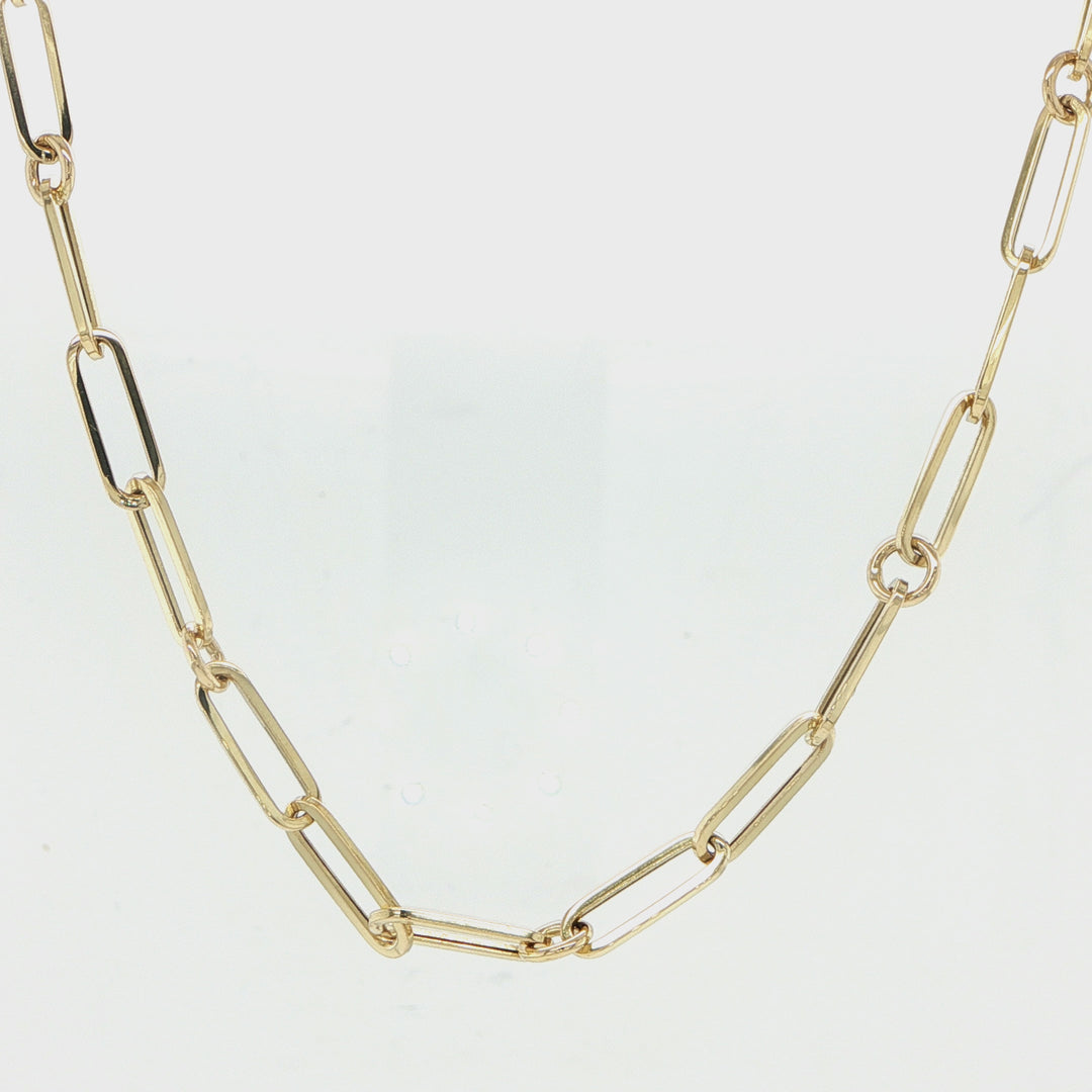 Roberto Coin 18K Yellow Gold Paperclip Chain