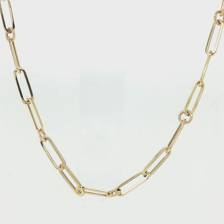 Roberto Coin 18K Yellow Gold Paperclip Chain
