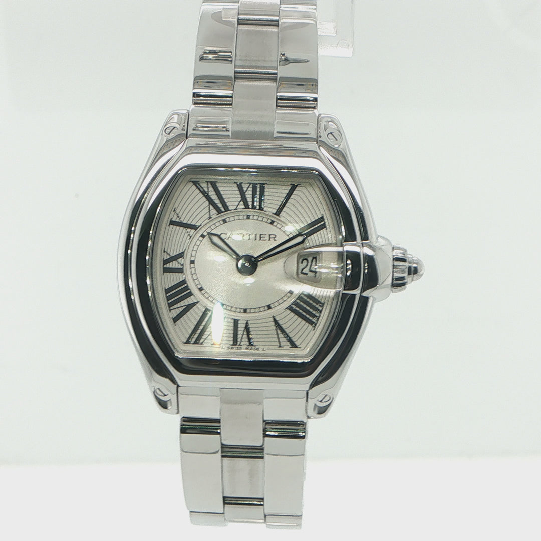 Cartier Roadster Stainless Steel Quartz Watch