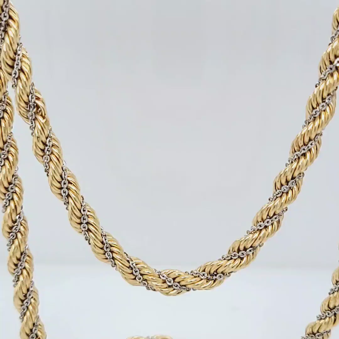7mm Rope Chain Necklace