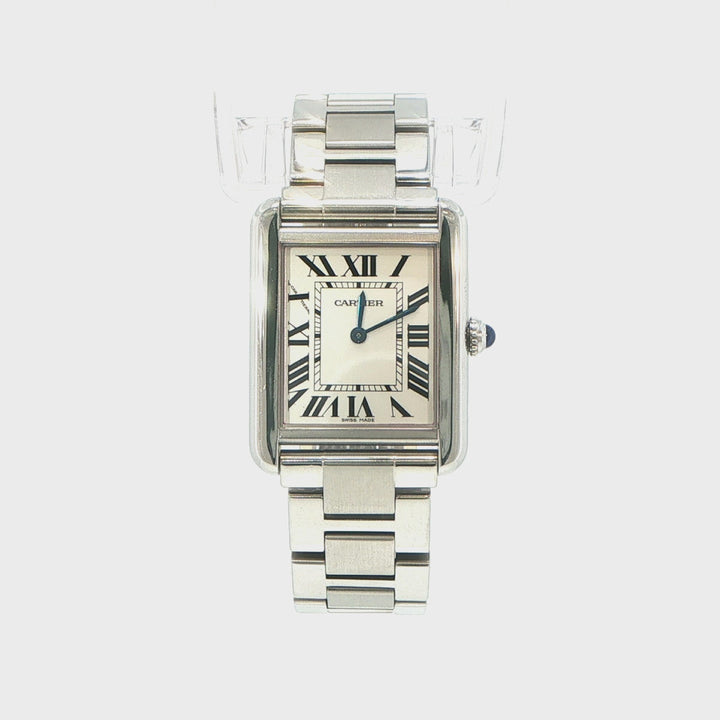 Cartier Tank Solo Stainless Steel Watch 31mm