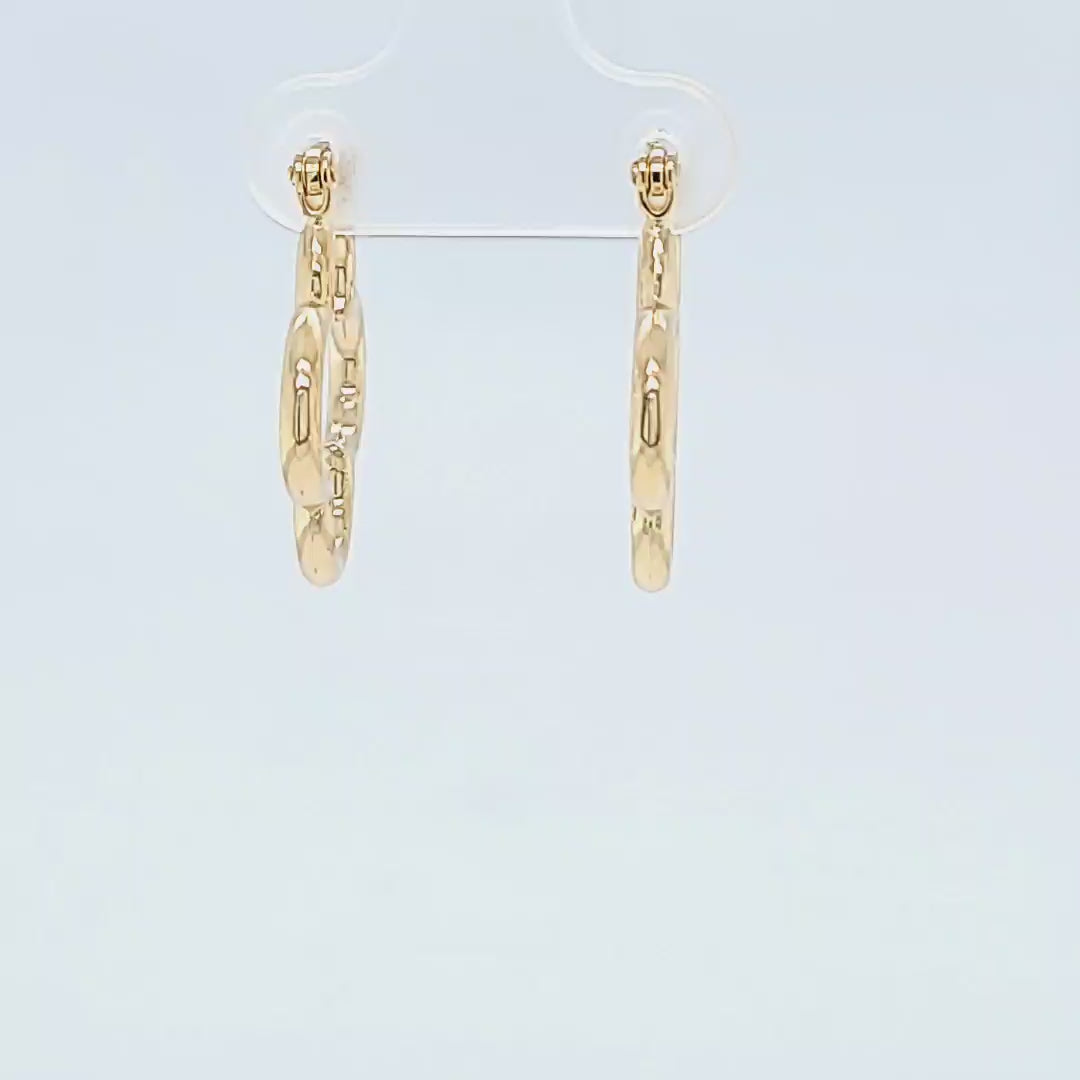 Clover Hoop Earrings