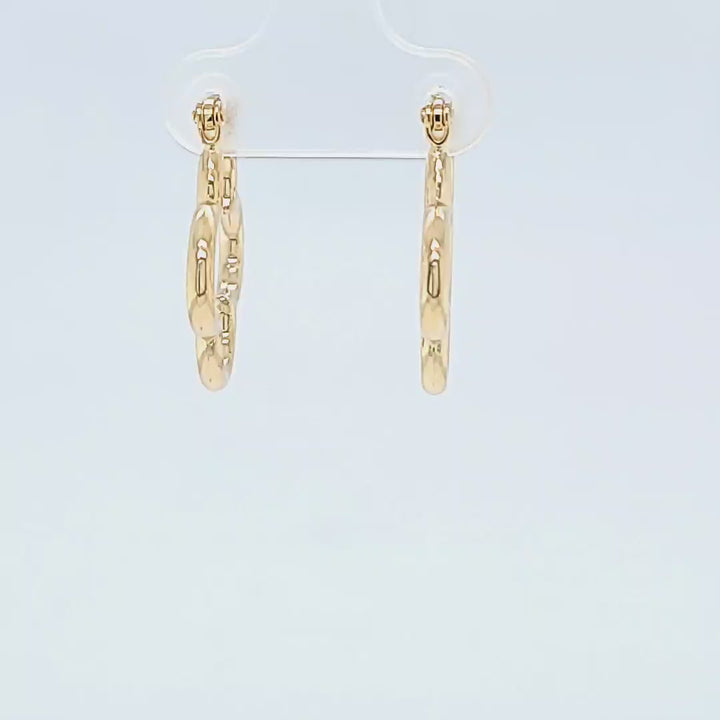 Clover Hoop Earrings