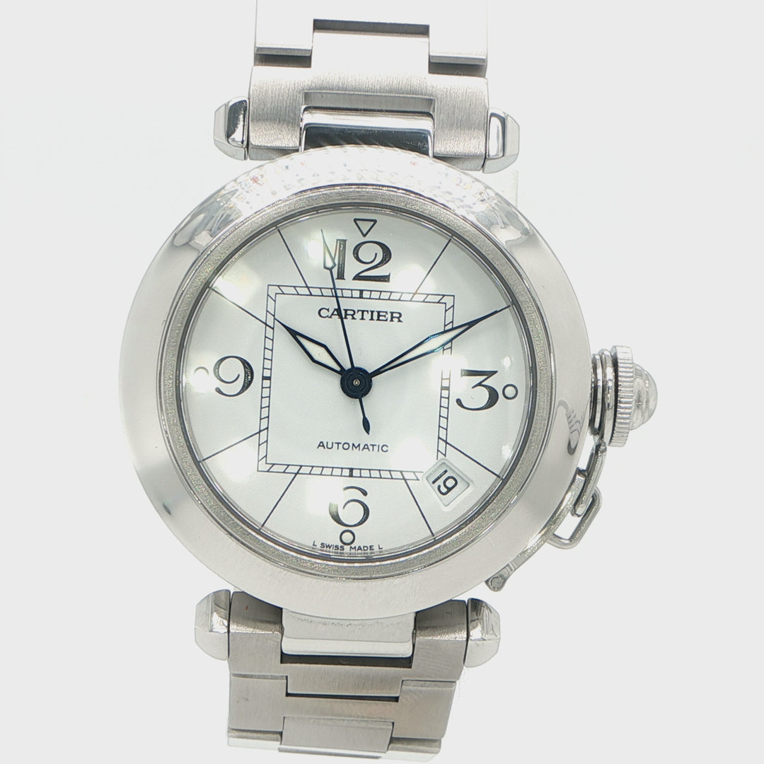 Cartier Pasha Stainless Steel Automatic Watch 35mm