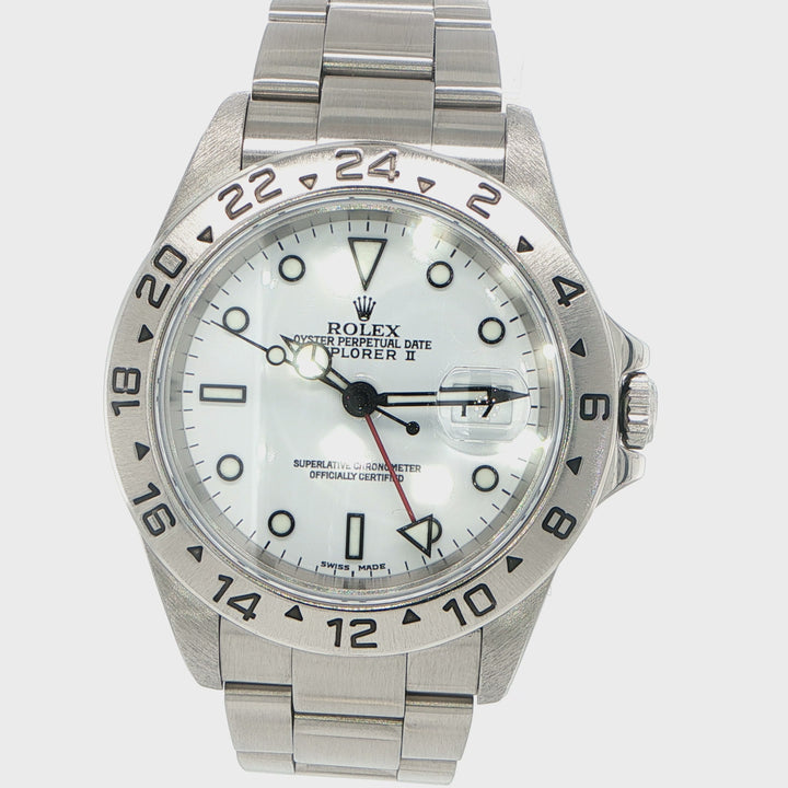Rolex Explorer II 40mm Stainless Steel Automatic Watch