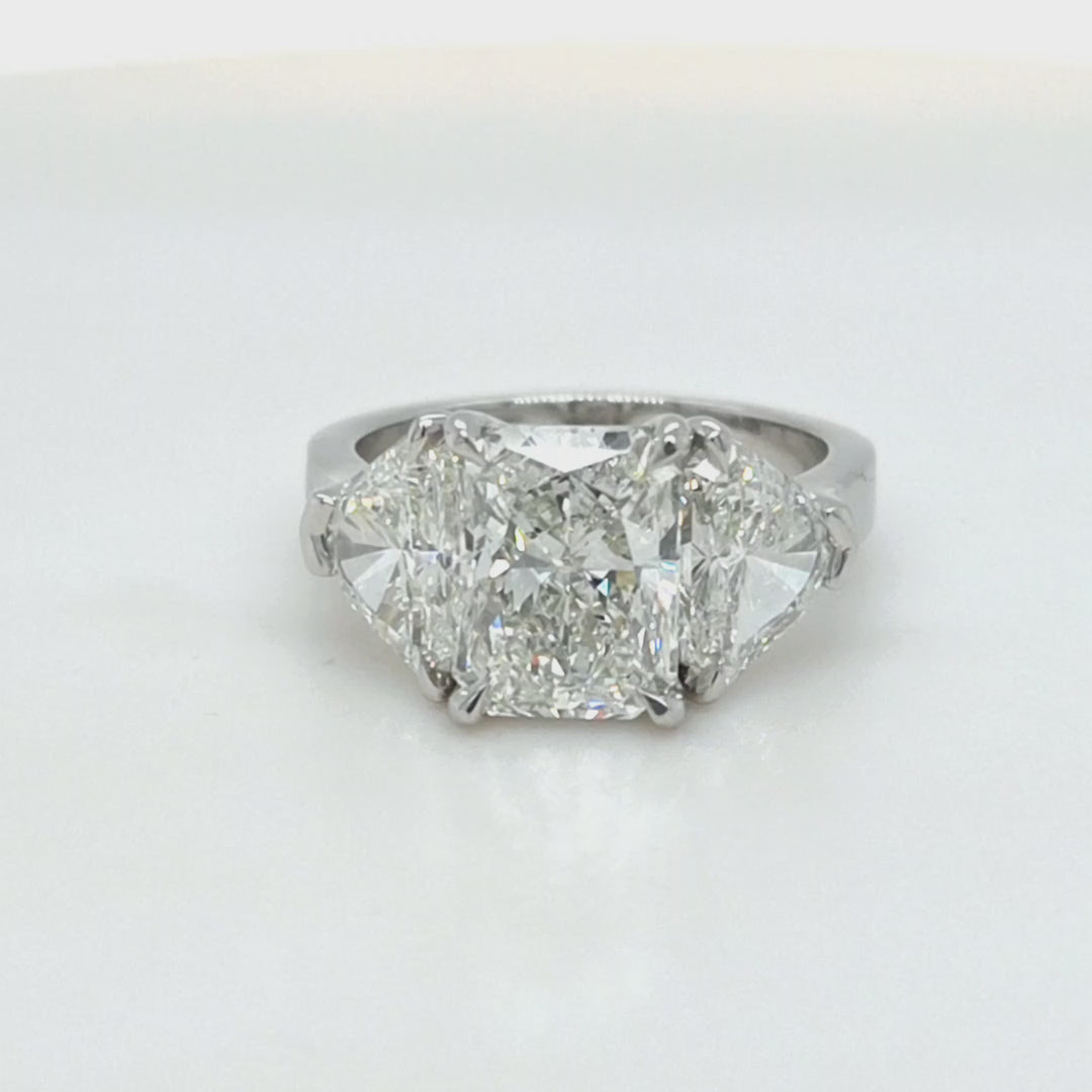 Three Stone Diamond Engagement Ring