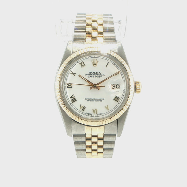 Rolex Datejust 36mm Two-Tone 18K Yellow Gold & Stainless Steel Automatic Watch
