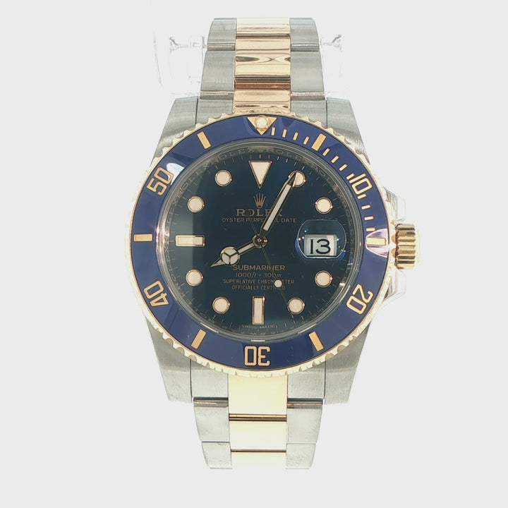 Rolex Submariner 40mm Two-Tone Blue Dial