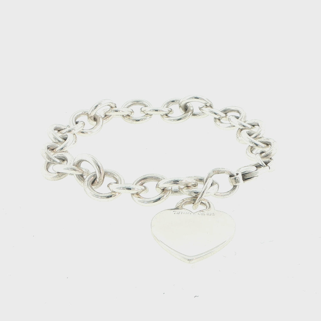 Tiffany & Co. Sterling Silver Heart Bracelet