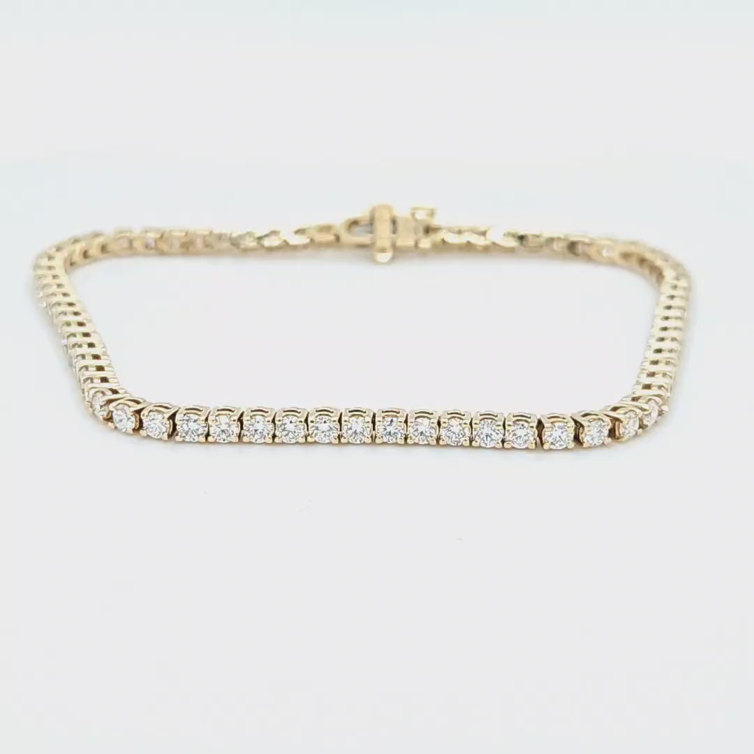3cttw Diamond Tennis Bracelet