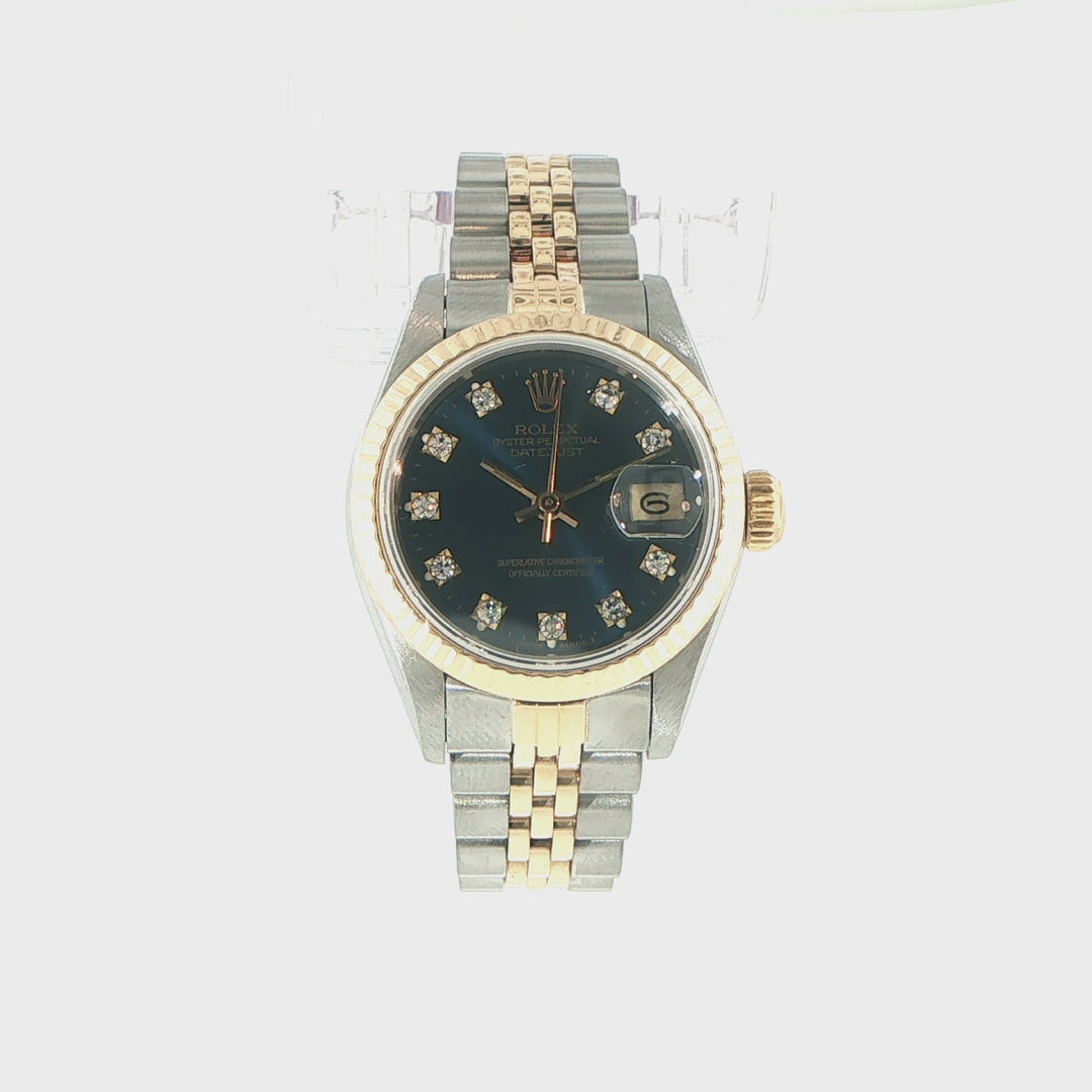 Rolex Datejust 26mm Two-Tone Diamond Dial Watch