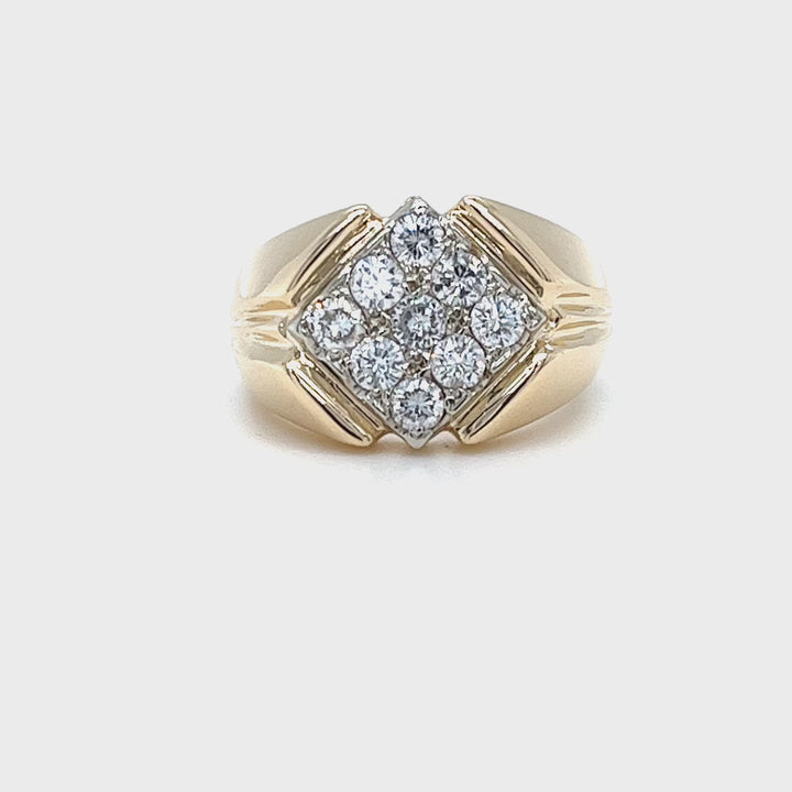 Cluster Diamond Ring