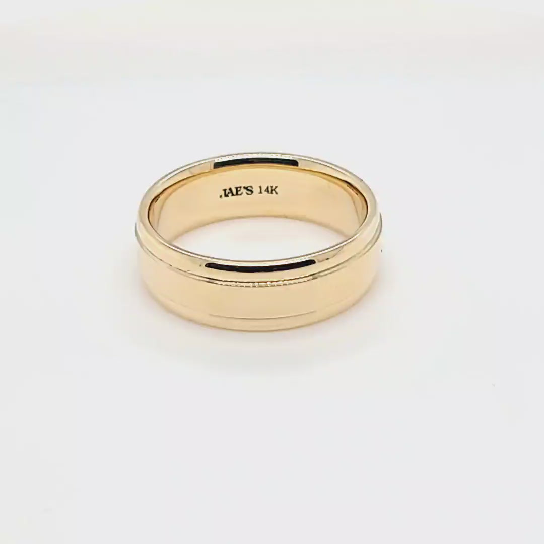 7mm Men's Wedding Band