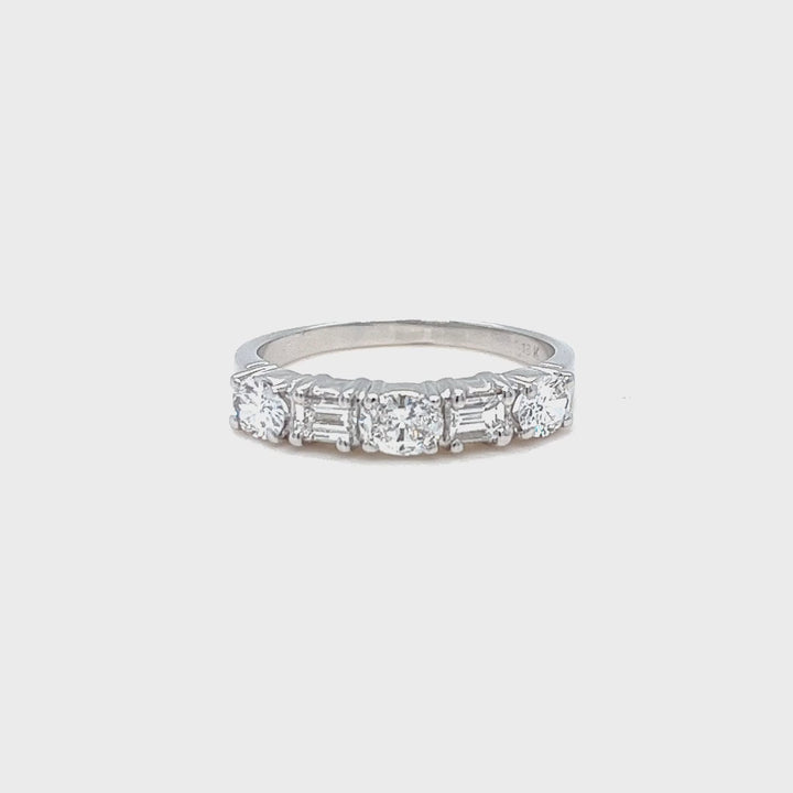 East West Fancy Shaped Diamond Ring