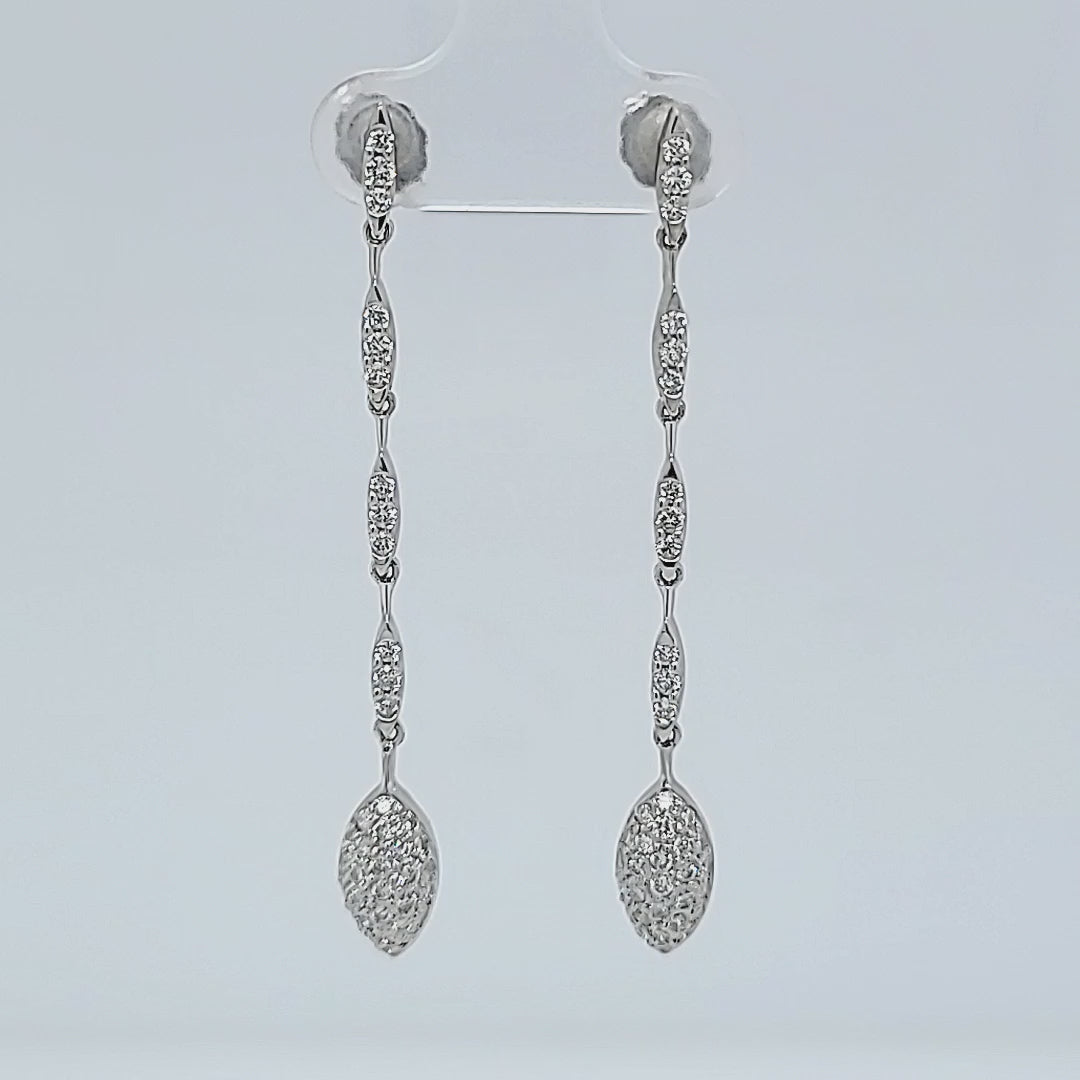 Diamond Drop Earrings