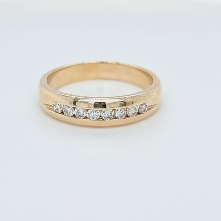 Channel Set Diamond Band