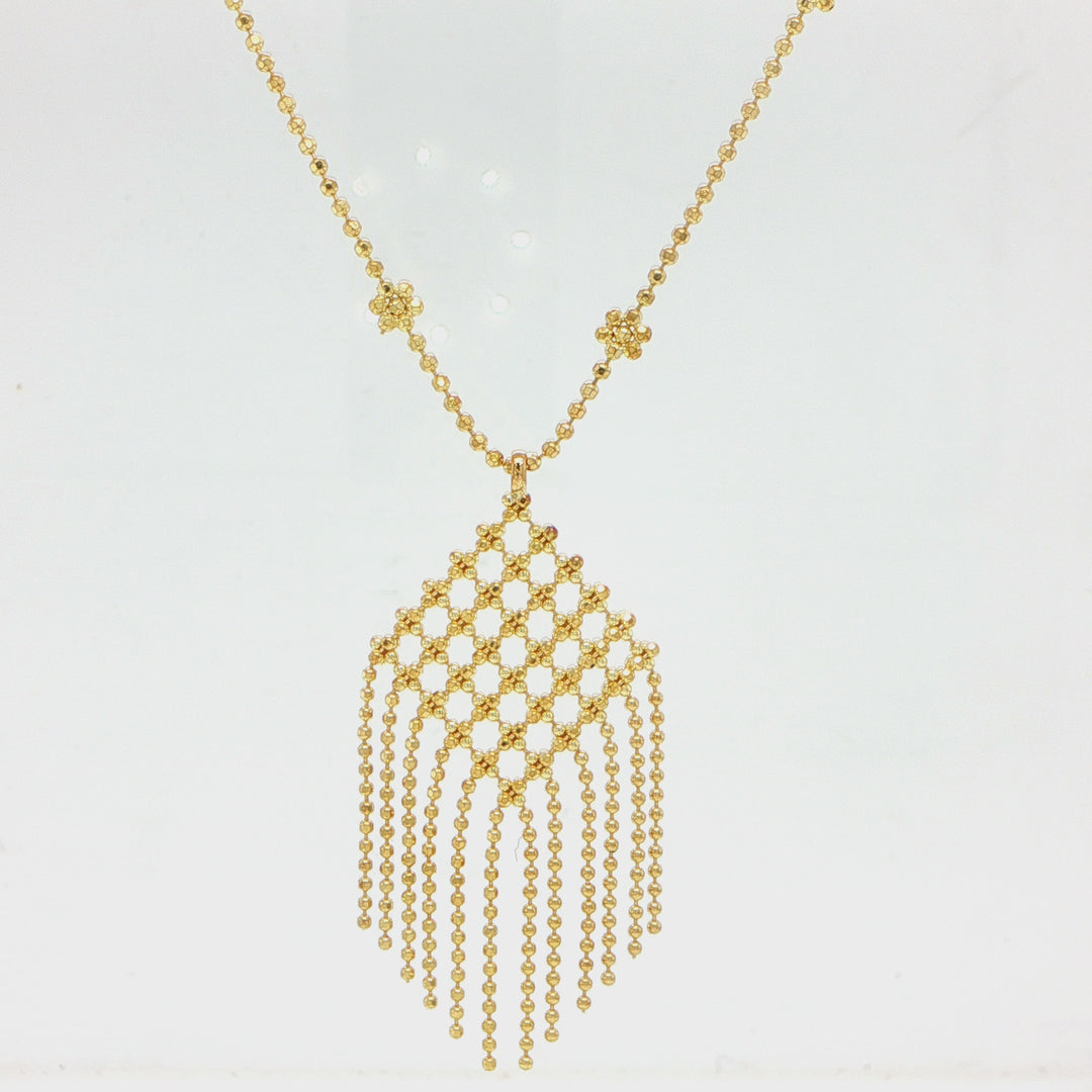 Tiffany & Co. Fringe Necklace 18K Yellow Gold