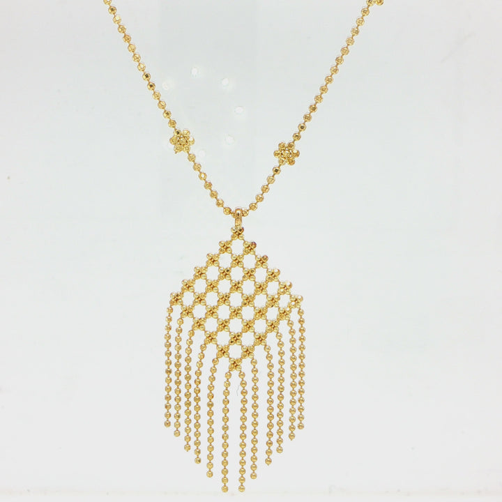Tiffany & Co. Fringe Necklace 18K Yellow Gold