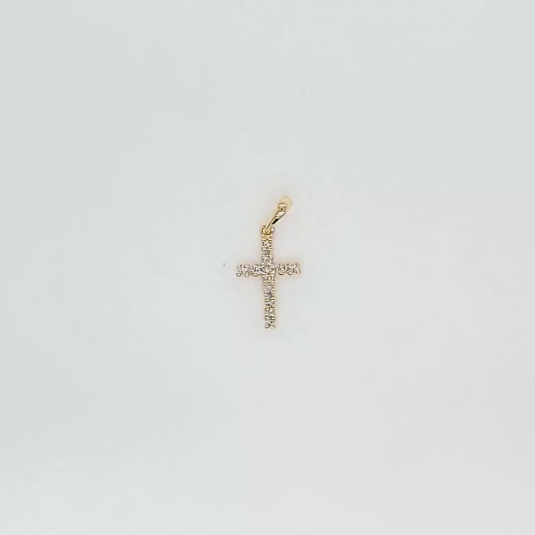 Small Diamond Cross Pendant