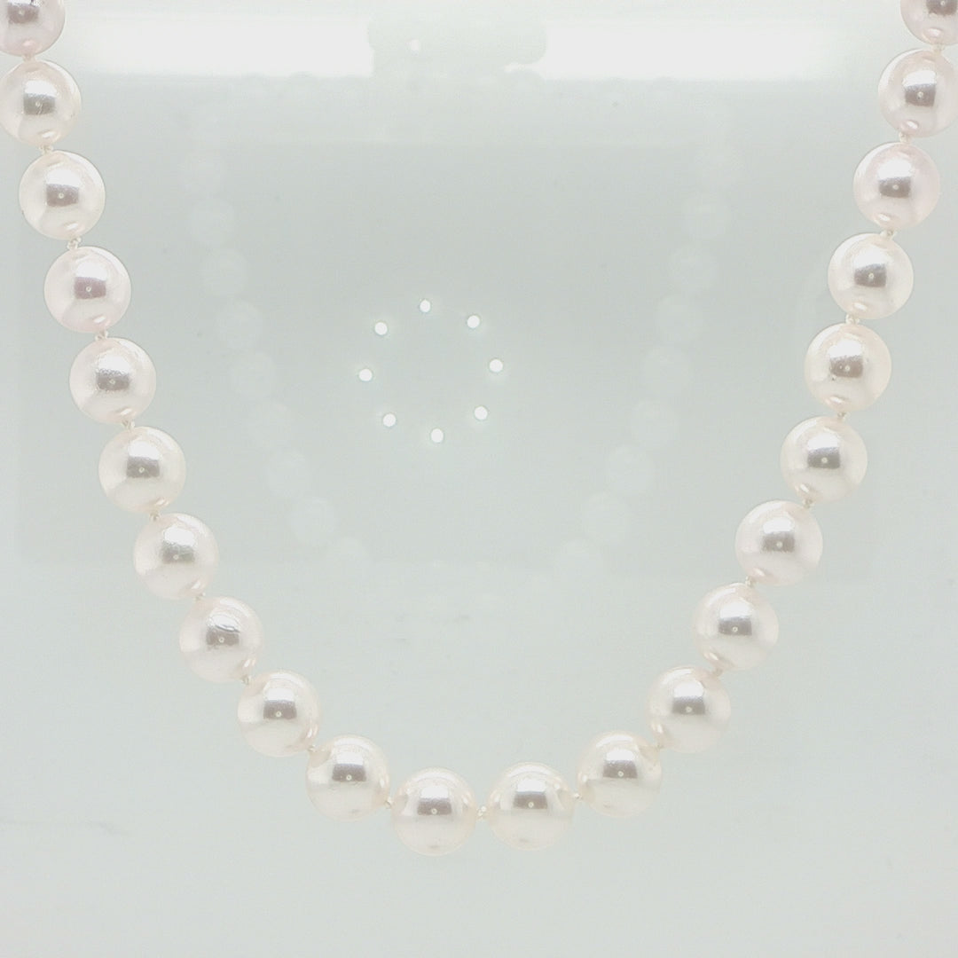 Japanese Akoya Pearl Necklace 8–8.5mm