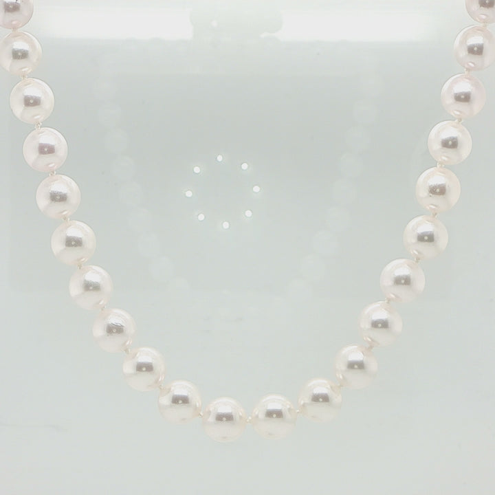 Japanese Akoya Pearl Necklace 8–8.5mm