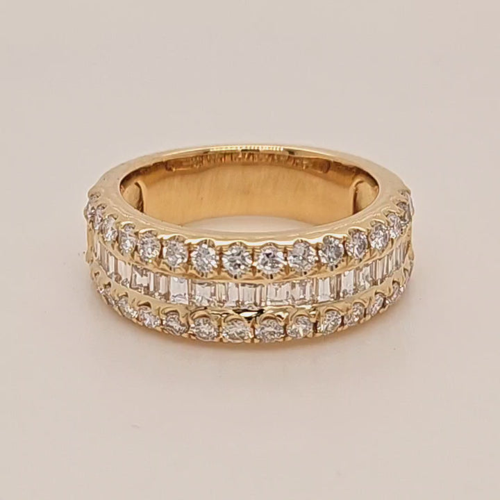 Baguette Diamond Band