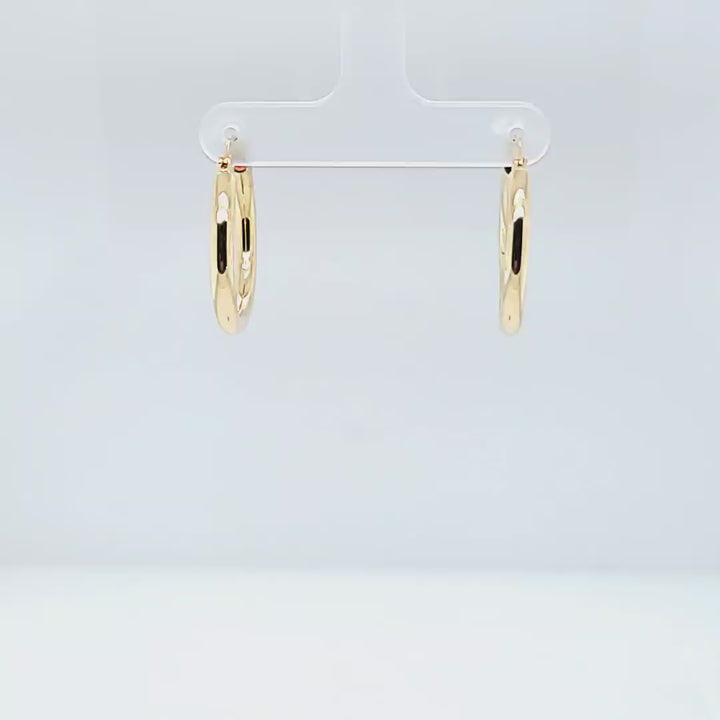 3mm Hoop Earrings