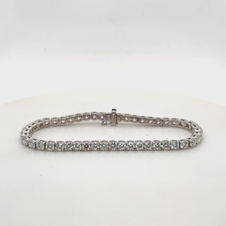 14K 4-Prong Tennis Bracelet