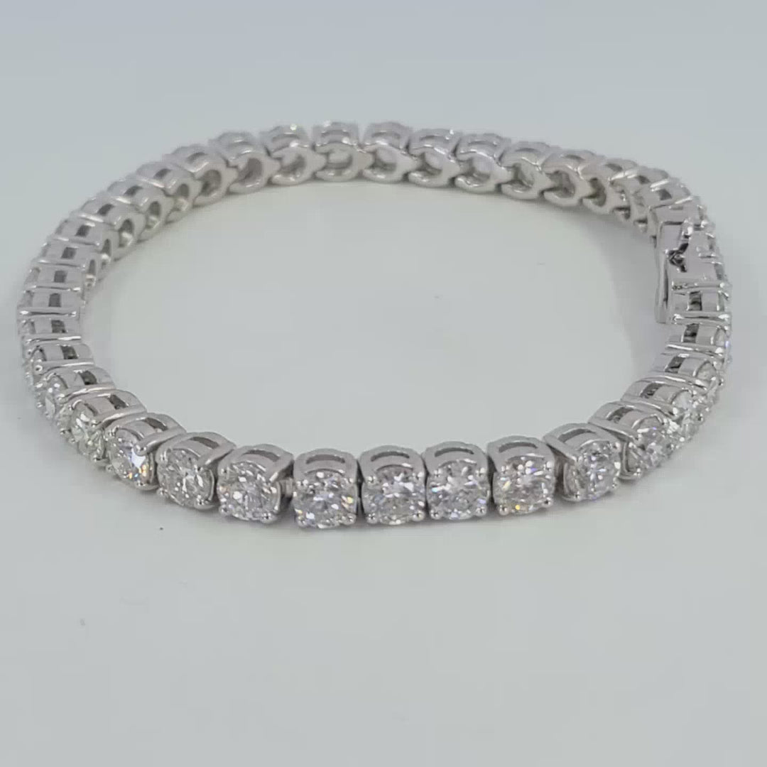 12.66cttw Diamond Tennis Bracelet