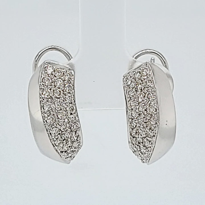 Pave diamond Earrings