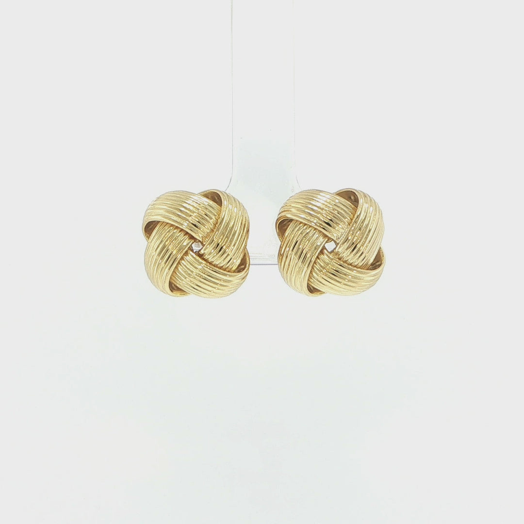Roberto Coin 18K Yellow Gold Knot Earrings