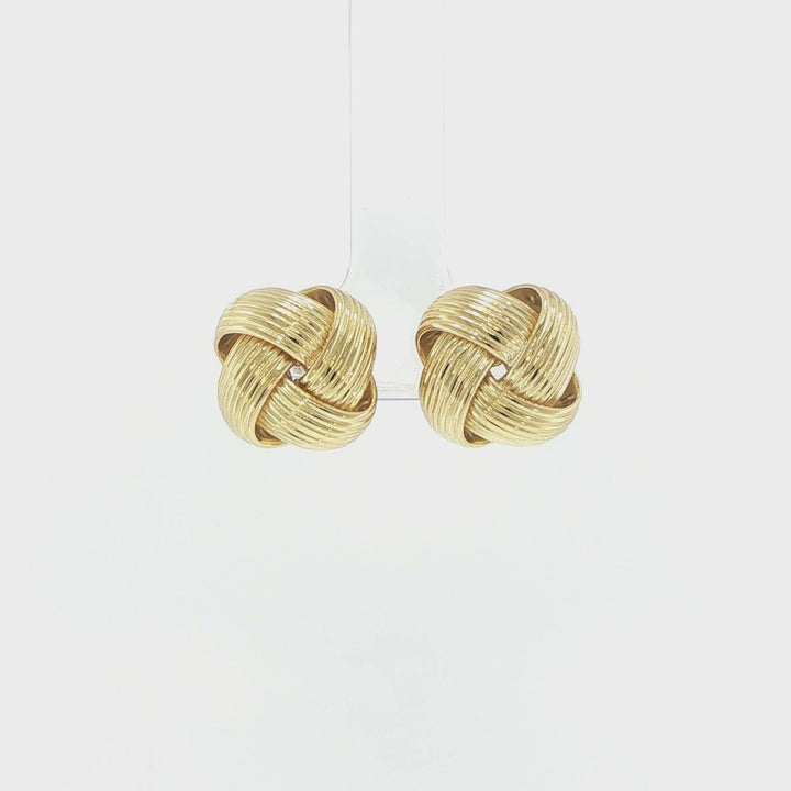 Roberto Coin 18K Yellow Gold Knot Earrings