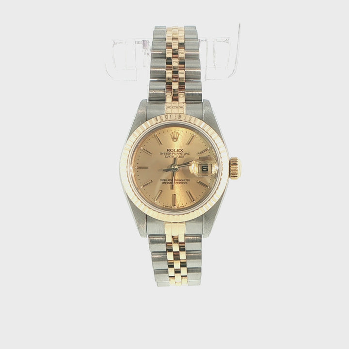 Rolex Datejust 26mm Two-Tone Champagne Dial Jubilee Bracelet