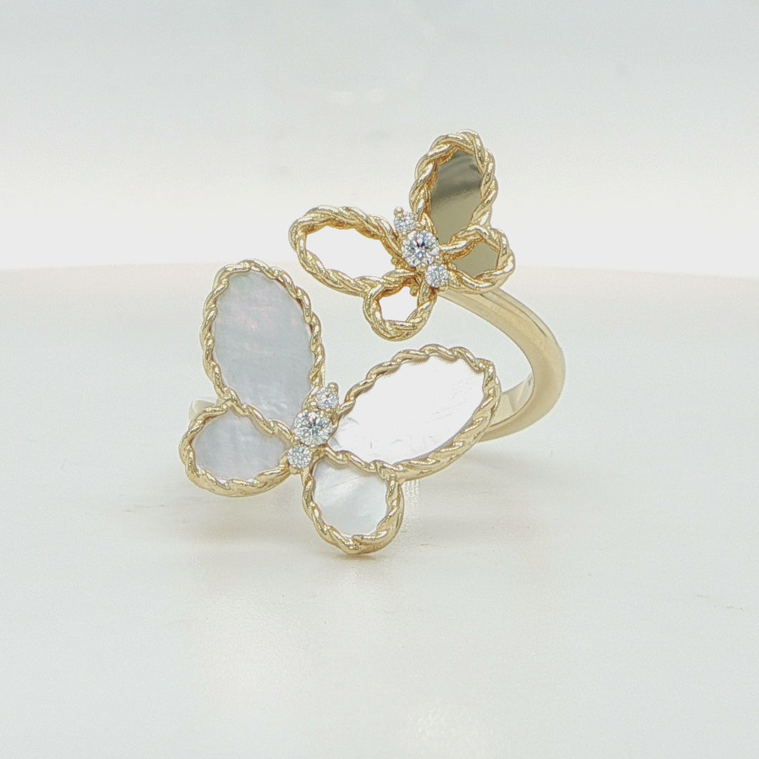 Roberto Coin Jasmine Butterfly Ring
