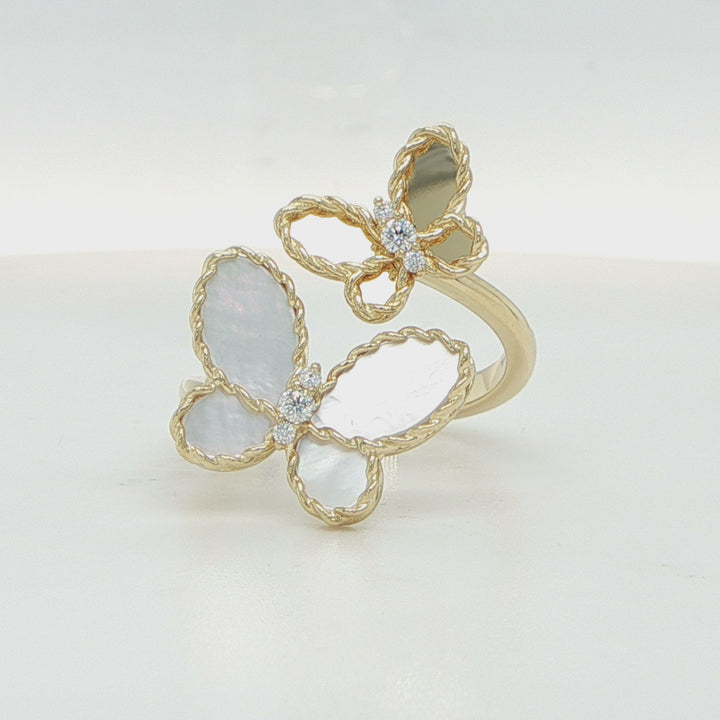 Roberto Coin Jasmine Butterfly Ring