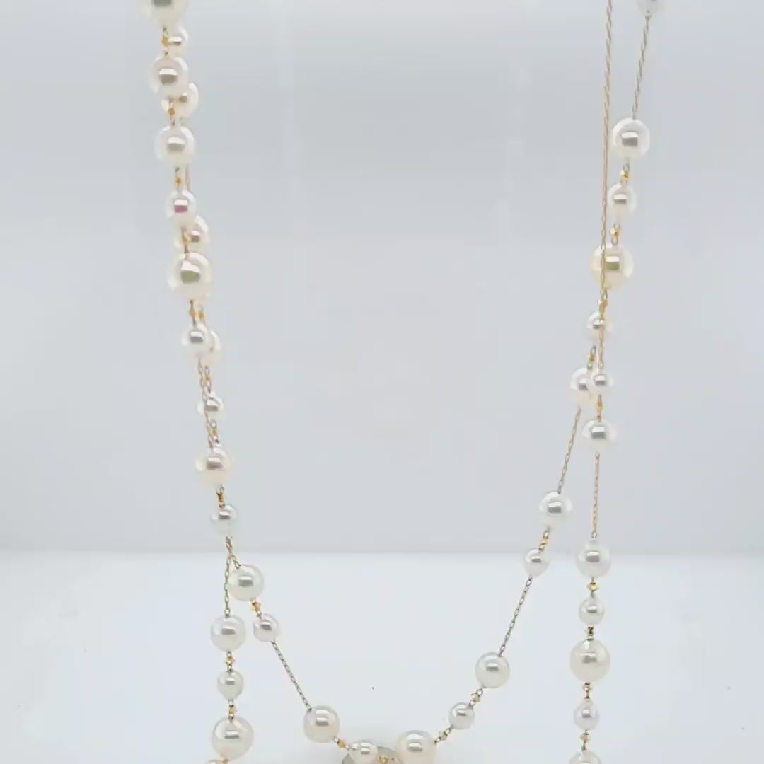 Long Pearl Necklace