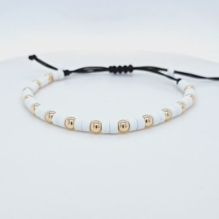 Agate Bead Bracelet