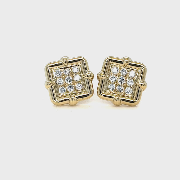 Diamond Square Cufflinks