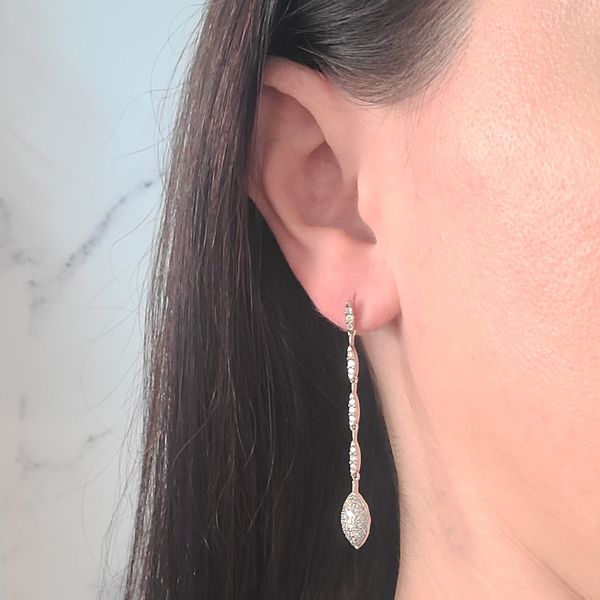 Diamond Drop Earrings