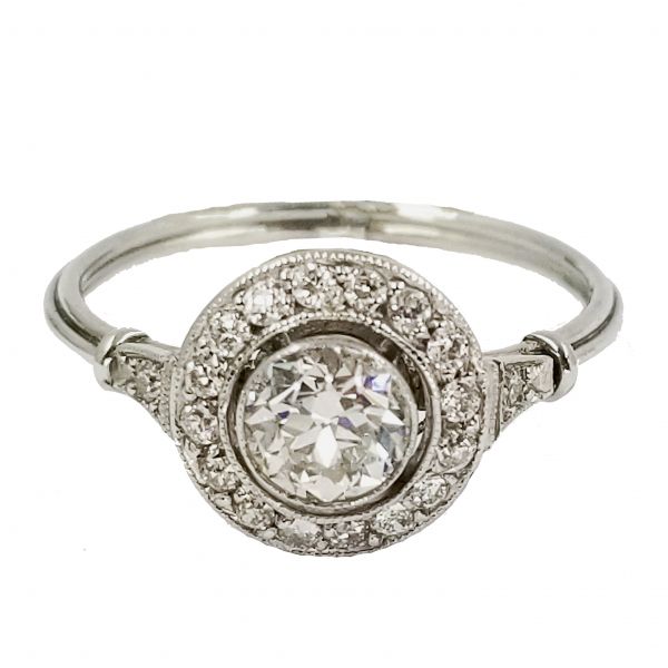 0.50ct Old European Cut Diamond in Vintage Style Ring