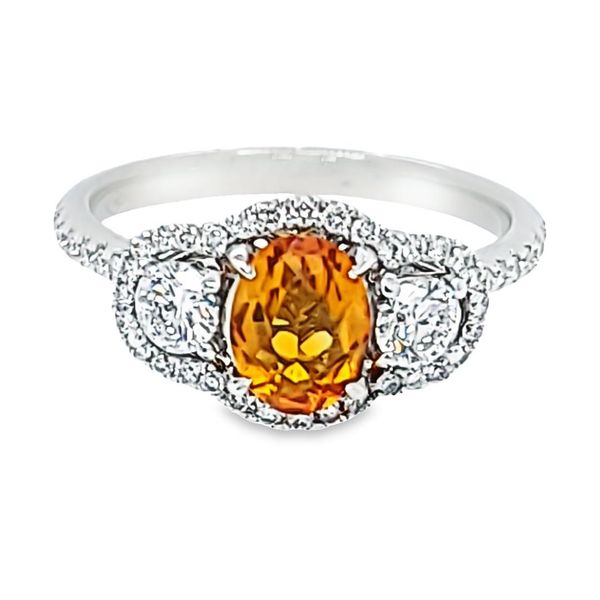 Citrine-and-diamond-ring