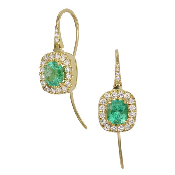 Colombian-Emerald-Diamond-Earrings