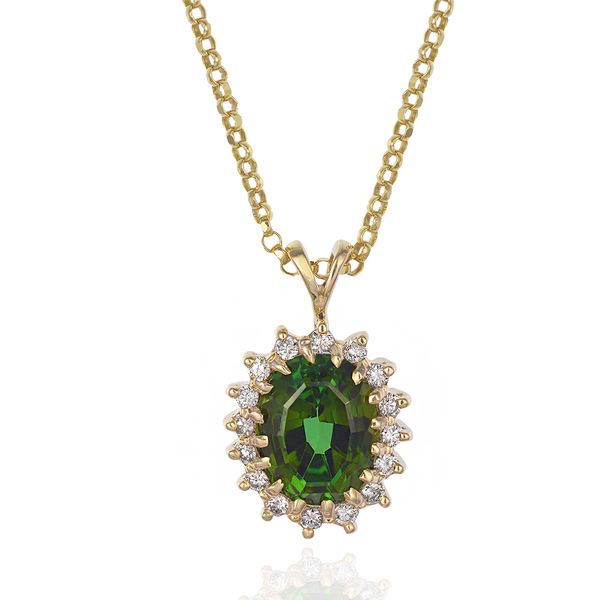 Green-tourmaline-diamond-pendant 