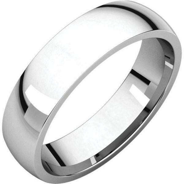 6mm Platinum Band