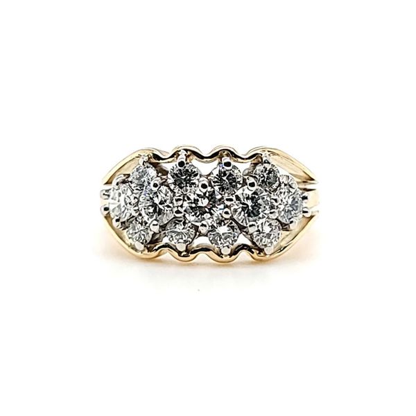 Estate-three-row-diamond-band