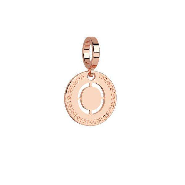 Rose Initial ''O'' Charm