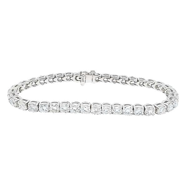 Estate-white-gold-diamond-tennis-bracelet